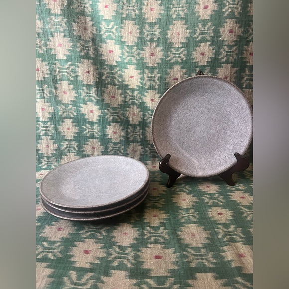 Set of 4 Jars of France Tourron Gris Ecorce Plate 10 1/4” Dinner plate - Picture 2 of 6